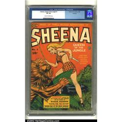 Sheena, Queen of the Jungle #1 Rockford pedigree (Fiction House, 1942) CGC VF 8.0 Cream to off-wh...