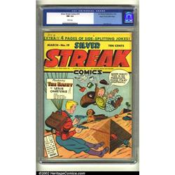Silver Streak Comics #19 Mile High pedigree (Lev Gleason, 1942) CGC NM 9.4 White pages. This comi...