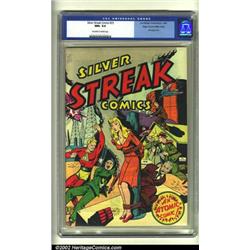 Silver Streak Comics #23 Mile High pedigree (Lev Gleason, 1946) CGC NM+ 9.6 Off-white to white pa...