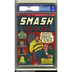 Smash Comics #6 Mile High pedigree (Quality, 1940) CGC NM 9.4 White pages. Early issues of Smash...