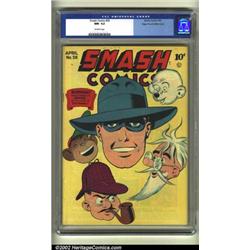 Smash Comics #58 Mile High pedigree (Quality, 1945) CGC NM- 9.2 Off-white pages. Keep the spirit...