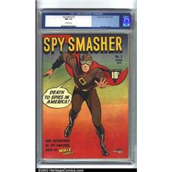 Spy Smasher #2 (Fawcett, 1941) CGC NM- 9.2 Off-white pages. The condition of this book is really...