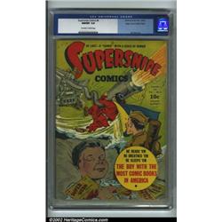 Supersnipe Comics #6 Mile High pedigree (Street and Smith, 1942) CGC NM/MT 9.8 Off-white to white...