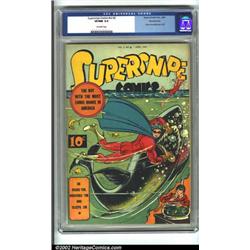 Supersnipe Comics vol. 2, #2 Pennsylvania pedigree (Street and Smith, 1944) CGC VF/NM 9.0 Off-whi...