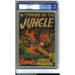 Terrors of the Jungle #6 Mile High pedigree (Star, 1953) CGC VF- 7.5 White pages. L. B. Cole deli...