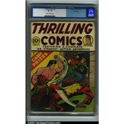 Thrilling Comics #2 Nova Scotia pedigree (Better Publications, 1940) CGC VF- 7.5 Off-white to whi...