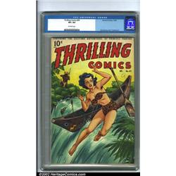 Thrilling Comics #69 (Standard Comics, 1948) CGC VF+ 8.5 Off-white pages. Princess Pantha is capt...