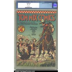 Tom Mix Comics #4 (Ralston-Purina Co., 1941) CGC VF- 7.5 Off-white pages. Tom Mix was a promotion...