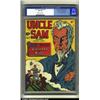 Image 1 : Uncle Sam Quarterly #7 Mile High pedigree (Quality, 1943) CGC VF+ 8.5 Off-white to white pages. T...
