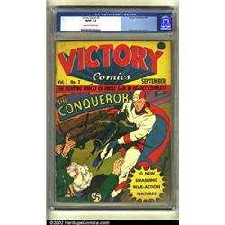Victory Comics #2 (Hillman Publications, 1941) CGC FN/VF 7.0 Cream to off-white pages. This class...