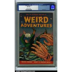 Weird Adventures #1 (P.L. Publishing Co., 1951) CGC VF+ 8.5 Off-white to white pages. If you look...