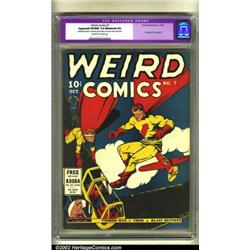 Weird Comics #7 (Fox, 1940) CGC Apparent VF/NM 9.0 Moderate (P) Off-white to white pages. Dynamit...