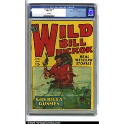 Wild Bill Hickok #4 Mile High pedigree (Avon, 1950) CGC NM+ 9.6 White pages. Here is an incredibl...