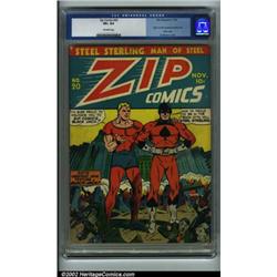 Zip Comics #20 (MLJ, 1941) CGC VF+ 8.5 Off-white pages. This is an excellent copy of a tough book...