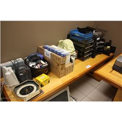 LARGE LOT OF OFFICE EQUIPMENT AND ELECTRONICS