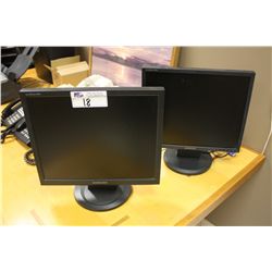 2 SAMSUNG COMPUTER MONITORS