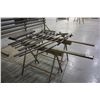 Image 1 : LOT OF SAWHORSES AND PIPE CLAMPS