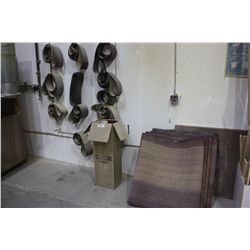 LOT OF SANDING BELTS