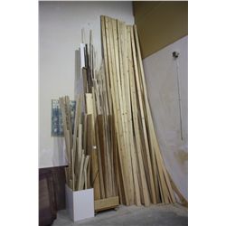 LARGE LOT OF WOODEN TRIMMING