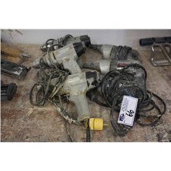 LOT OF ASSORTED CORDED DRILLS