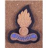 Image 1 : FRENCH WWII BULLION PADDED UBIQUE INSIGNIA