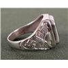 Image 2 : Custom Made Nazi Officer Ring Sterling w/ Swastika