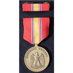 U.S. NATIONAL DEFENSE SERVICE MEDAL & RIBBON BAR