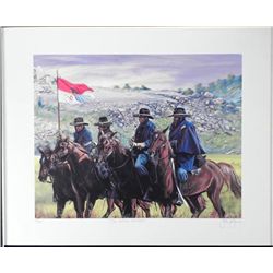 J Jones Signed and Numbered The Buffalo Soldier Print