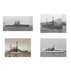 4 US Navy Military Battleships War Ships Art Prints