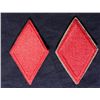 Image 1 : TWO 5TH DIVISION WWII U.S. UNIFORM PATCHES