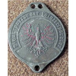 IMPERIAL GERMAN ULLR WINTER SPORTS BADGE