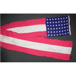 WWII 48 STAR NAVAL US FLAG-2FT X 15FT--2 TOP GROMMETS