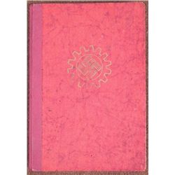 ORIGINAL NAZI DAF DEUTSCHES ARBEIT FRONT ID & DUES BOOK