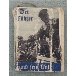 NAZI "DER FUHRERUND FEIN VOLK" MINI PROPAGANDA BOOK