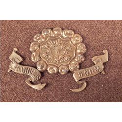SPANISH-AMERICAN WAR BRASS INSIGNIA E PLURIBUS UNUM