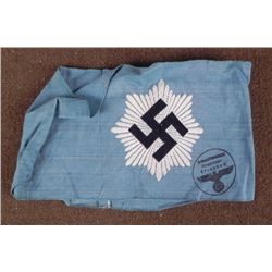 NAZI RLB ARMBAND-ORIG GERMAN AIR PROTECTIVE LEAGUE