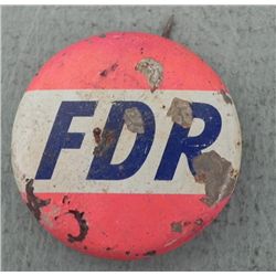 ORIGINAL FDR FOR PRESIDENT ELECTION BUTTON