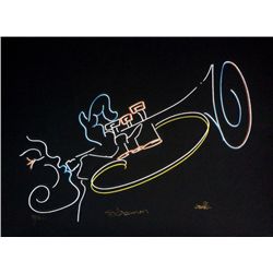 Jeffrey Glenn Reese: Jazz Signed and Numbered Serigraph