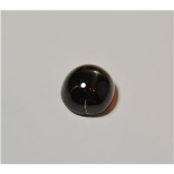 Black Star Sapphire  Cabochon Cut  9mm  3.70ct