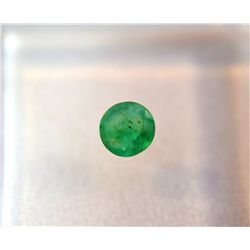 ***Columbian Emearald .25ct   Round Cut  4.5mm***