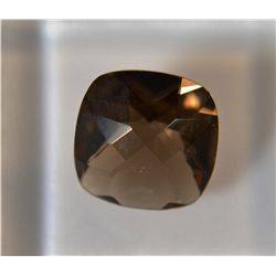 Beautiful Smoky Topaz Gemstone 2.35ct Square/Diamond Cut  9mm