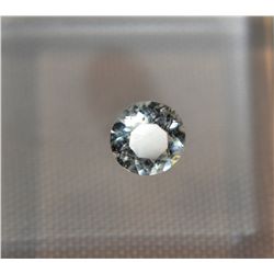 Light Aquamarine  .60ct  Round Cut  4.5mm  Very Nice Gem!