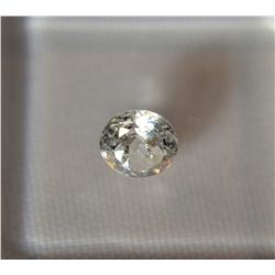 Light Aquamarine  .55ct  Round Cut  5mm  Very Nice Gem!