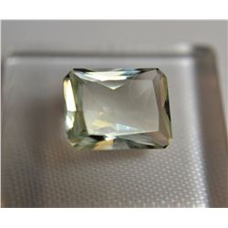 Light Aquamarine  2.10ct Emerald Cut  10 x 7.5mm  Very Nice Gem!