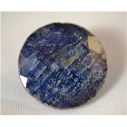 **Big Beautiful Blue Sapphire Gemstone  45.65ct  Round Cut  25mm**