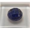 **Beautiful Blue Sapphire Gemstone  5.05ct  Cabochon/ Diamond Cut  10mm**