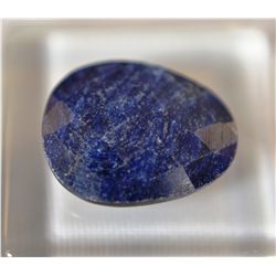 **Beautiful Blue Sapphire Gemstone  6.30ct  Oval/ Diamond Cut  15 x 12mm**
