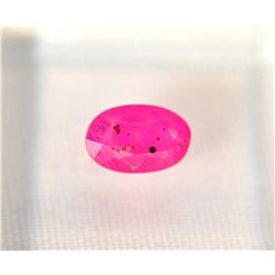 Very Nice Burma Ruby  .75ct  Oval Cut  7 x 4mm