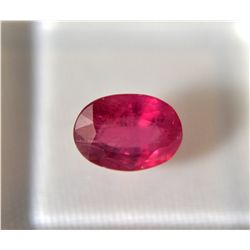 Very Nice Burma Ruby  1.65ct  Oval Cut  8 x 6mm