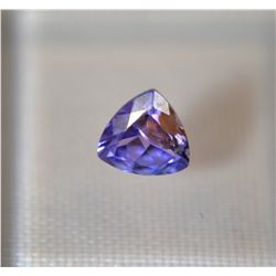 *Rare Tanzanite Gemstone  Only Found in Tanzania, Africa  .40ct  Trillion Cut  5mm*